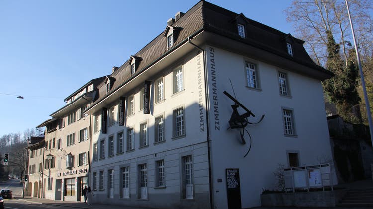 Im Zimmermannhaus in der Brugger Vorstadt sind derzeit Kunst und Musik sowie die Stadtbibliothek beheimatet. (Bild: Claudia Meier (20. Februar 2021))