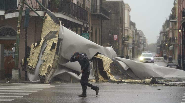In der Stadt New Orleans wurden grosse Sachschäden gemeldet. (Keystone)