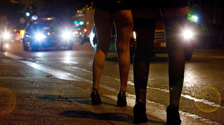Ein Grossteil der Opfer von Menschenhandel wurden in der Prostitution ausgebeutet. (Symbolbild) (Keystone)