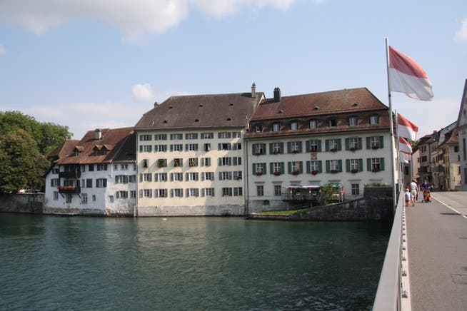 Blick auf das Bürgerhaus in Solothurn.