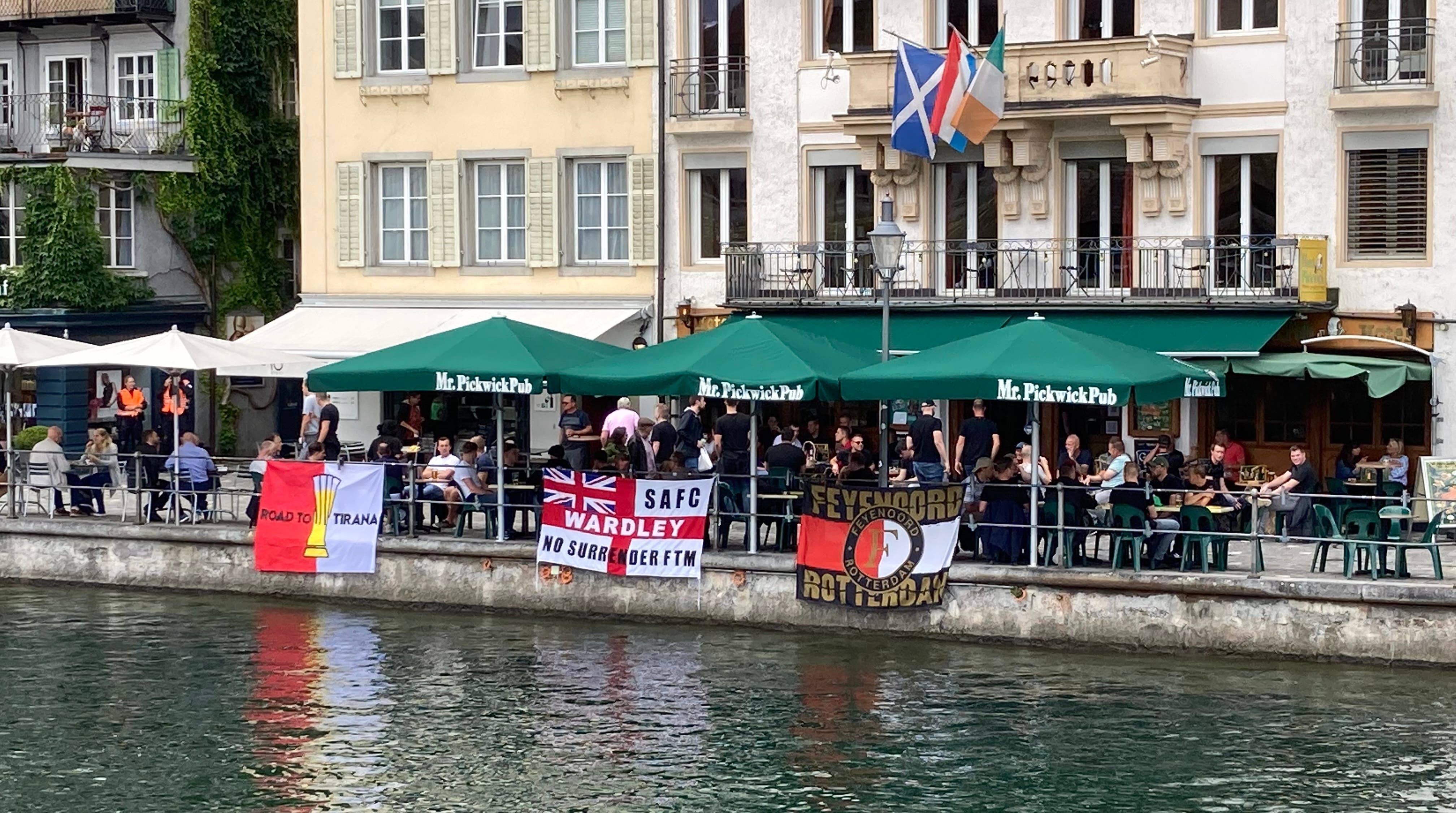 Fc Luzern Die Feyenoord Fans Sind In Der Stadt