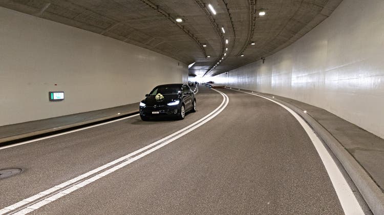 Der Cholfirst-Tunnel liegt im Norden des Kantons Zürich und ist Teil der A4. (Valentin Hehli / AGR)