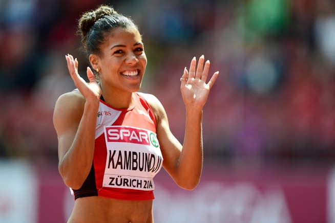 Bei den Europameisterschaften 2014 in Zürich wurde Mujinga Kambundji zum Gesicht der Schweizer Leichtathletik.