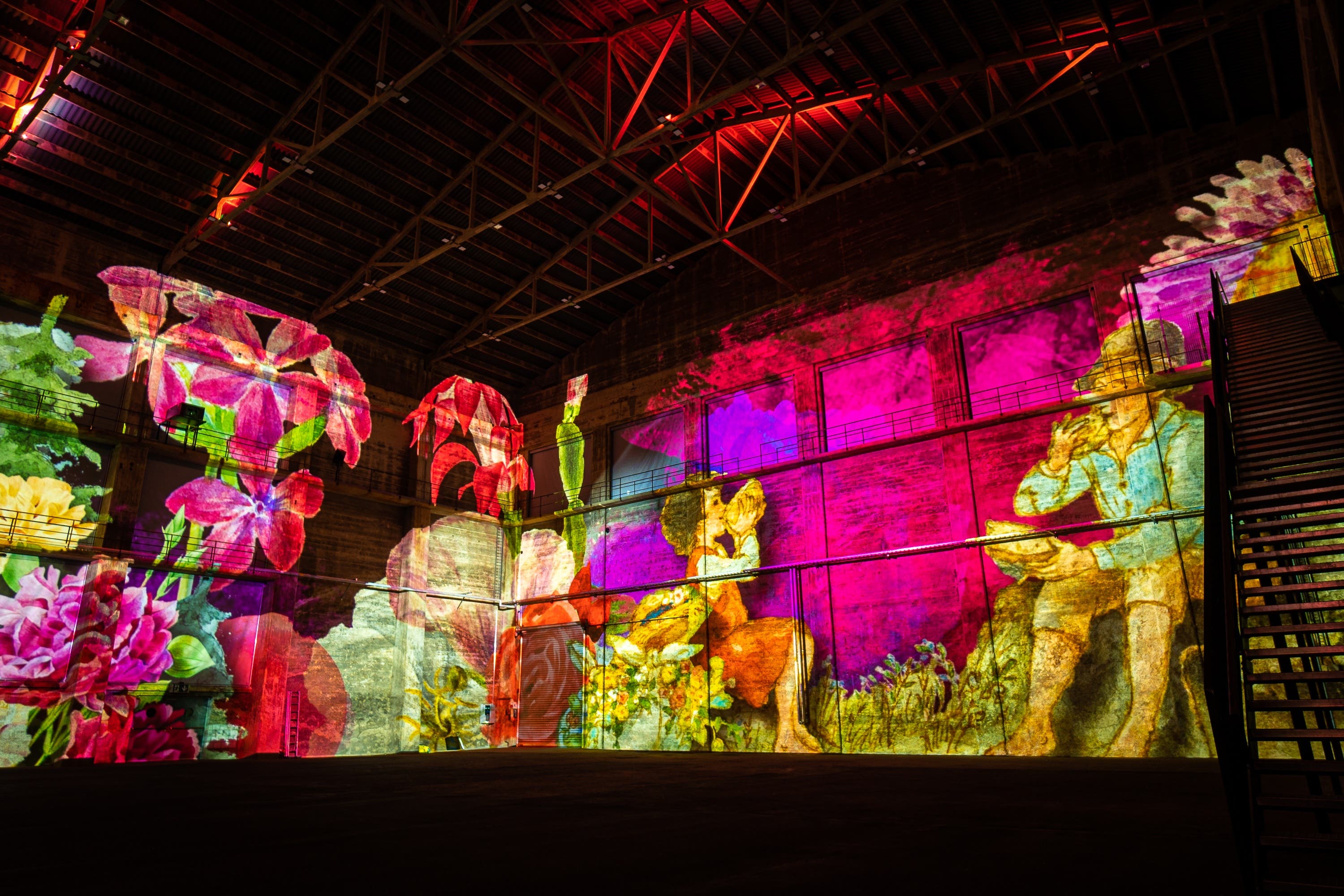 Das grösste immersive Museum der Schweiz «Immersive Wonderland» hat im Solothurnischen Attisholz-Areal am Freitag, 30. Juli, seine Pforten geöffnet, hier Bilder der Show «Heidi»