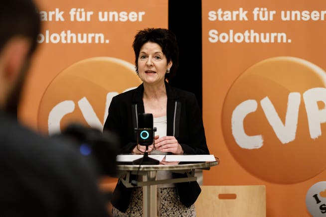 Ihre Partei steht vor der Namensänderung: Sandra Kolly, CVP-Regierungsrätin.