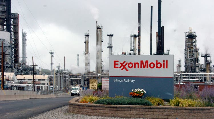 Ein ExxonMobil-Raffinerie in Billings (Montana). (Matt Brown / AP)