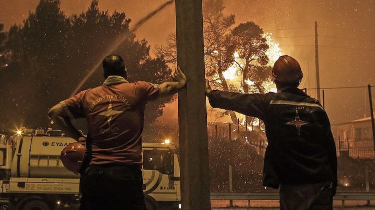 Apokalyptische Feuerstürme in Athen: «Alles verloren – in einer Nacht»