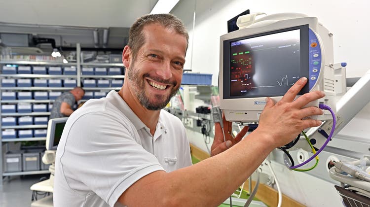 Thomas Leuenberger, Medizintechniker am Kantonsspital Olten. (Bruno Kissling / Oltner Tagblatt)