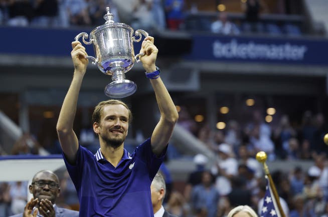 Der Sieger der US Open heisst Daniil Medwedew.
