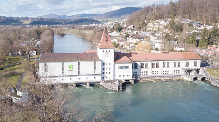 Die Aargauer Energieversorgerin Eniwa will ihr Kraftwerk in Aarau neu bauen. (Michael Küng)