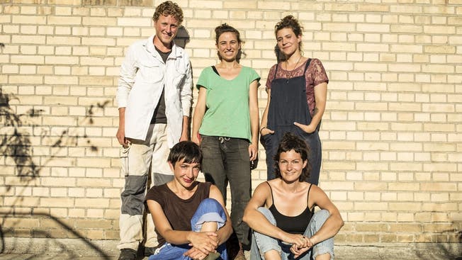 Versammelt vom Plankton-Team: Philipp Cron, Johanna Kalla, Livia Matthäus, Sanja Lukanovic, Tilla Künzli (v. l. oben).