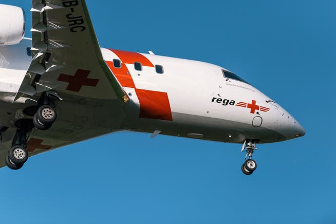 Die Rega verfügt über eigene Jets für die Repatriierung von Patienten aus dem Ausland. (Archivbild)