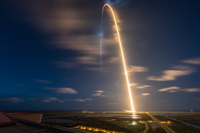 Der Start der SpaceX-Rakete am 15. September in Florida.