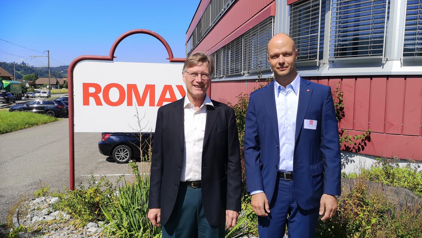 Unternehmer Thomas Huber (links) hat vergangenes Jahr seine Firma an Adam Kurowski aus Polen verkauft. (Urs Helbling)