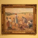 Respektvoller Blick auf ländliche Szenerie: «Les Glaneuses» von Camille Pissarro aus dem Jahr 1889. (Georgios Kefalas/ Keystone)