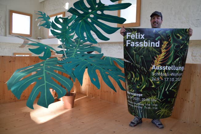 Der Murianer Künstler Felix Fassbind macht das Schlössli in Wohlen zum Dschungel.
