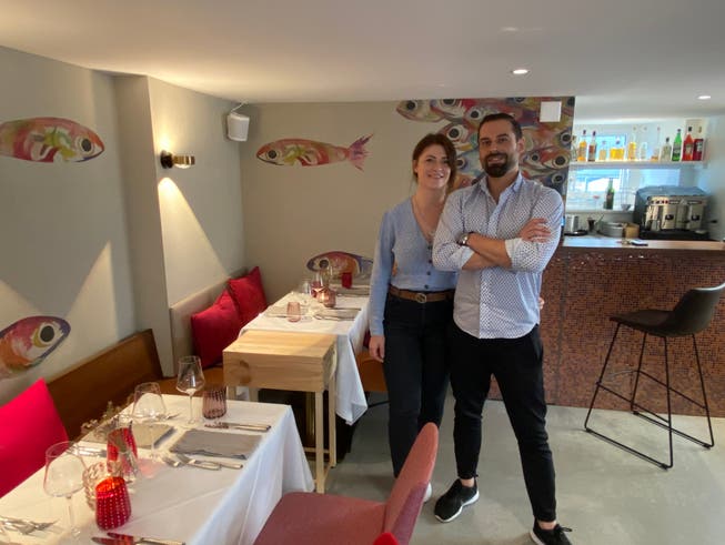 Klein, aber fein: Dort, wo früher das Eiscafé Gekko stand, haust seit Juli das Seafood-Restaurant Sauceria Seagrass von Arjeta Idrizi und Rafael Niederkofler.