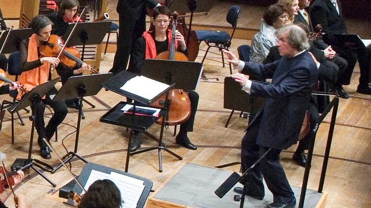 Das Bach Ensemble Luzern unter der Leitung von Franz Schaffner bei einem früheren Konzert. (Bild: Georg Anderhub (Luzern, 20. Dezember 2019))