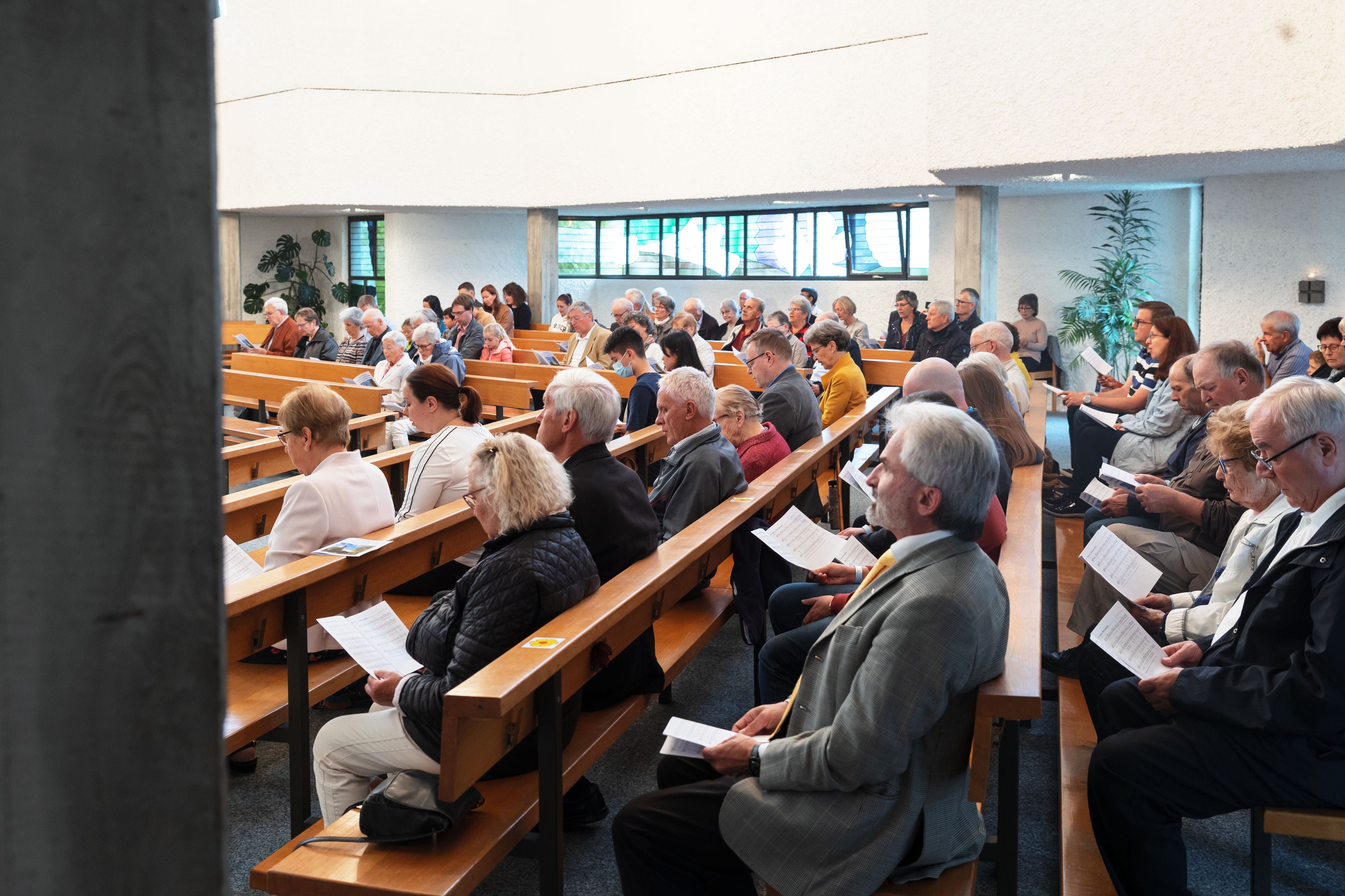 Rund 130 Personen nahmen am Festgottesdienst teil.