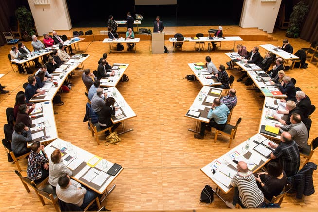 Im Gemeindesaal Buchs könnten auch Gemeindeversammlungen stattfinden anstelle von Einwohnerratssitzungen.