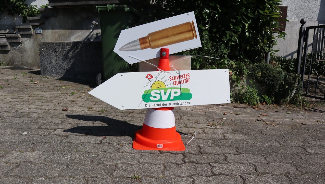 Wer zum diesjährigen kantonalen SVP-Schiessen wollte, musste nur den Wegweisern folgen. 