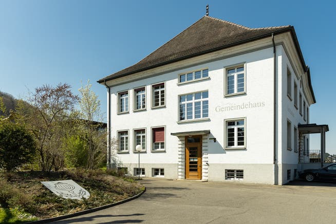 Das Gemeindehaus von Mägenwil (20. April 2020).
