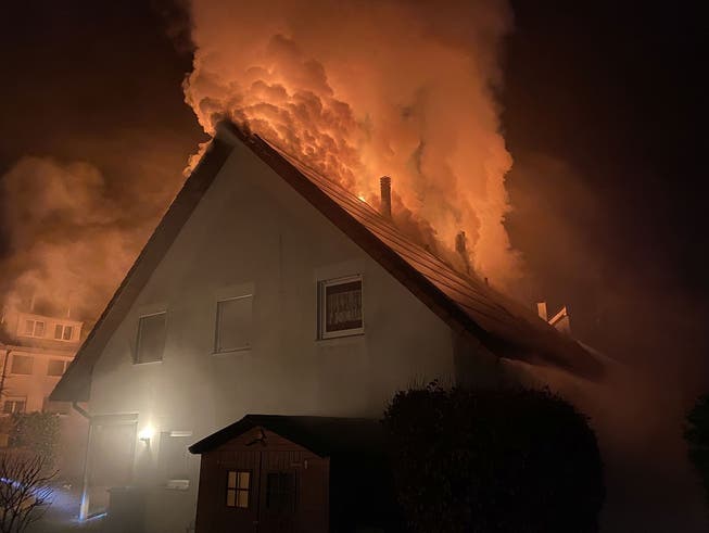 Das brennende Haus. 