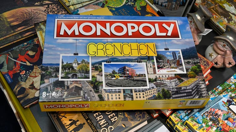 Monopoly-Spiel-Version Grenchen. (Hansjörg Sahli)