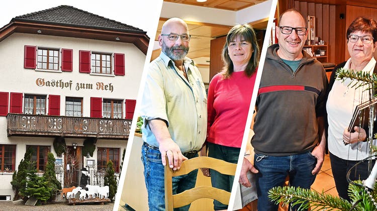 Ueli und Dorothea Müller-Meister bewirtschaften den Gasthof Reh in Herbetswil seit fast 30 Jahren. (Bruno Kissling)