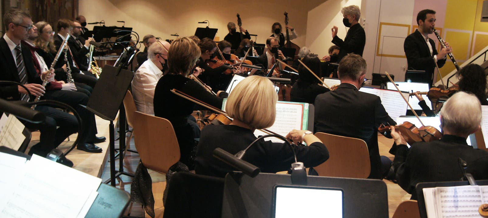 Das Collegium Musicum Urdorf trat auf mit Dirigent Pascal Druey und dem Solisten Sérgio Pires.