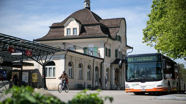Bahnhof in Gossau: Die Stadt ist eine Drehscheibe in der Ostschweiz. (Mareycke Frehner)