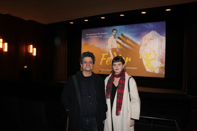 Vor einem Jahr feierte der Dokumentarfilm über den schweizweit bekannten Urner Maler Franz Fedier im Cinema Leuzinger Premiere. Sohn Marco Fedier mit Tochter Alma waren persönlich dabei.