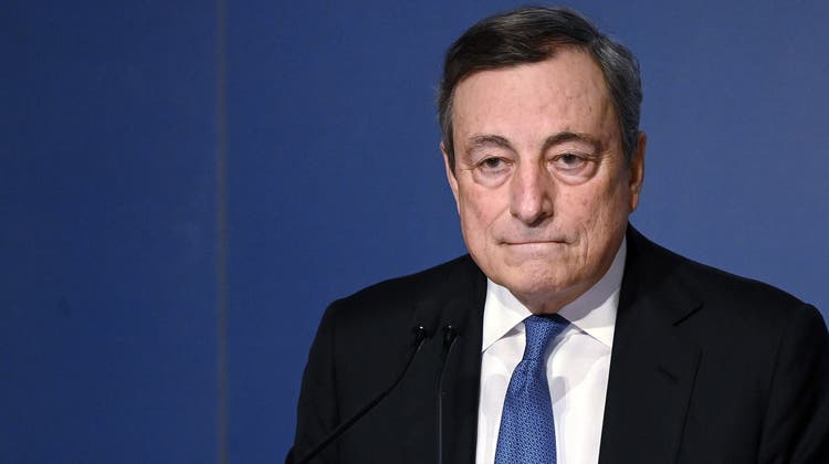 Entschlossen gegen die Pandemie: Italiens Ministerpräsident Mario Draghi führt die Impfpflicht für die Risikogruppe ab 50 Jahren ein. (Riccardo Antimiani / EPA)