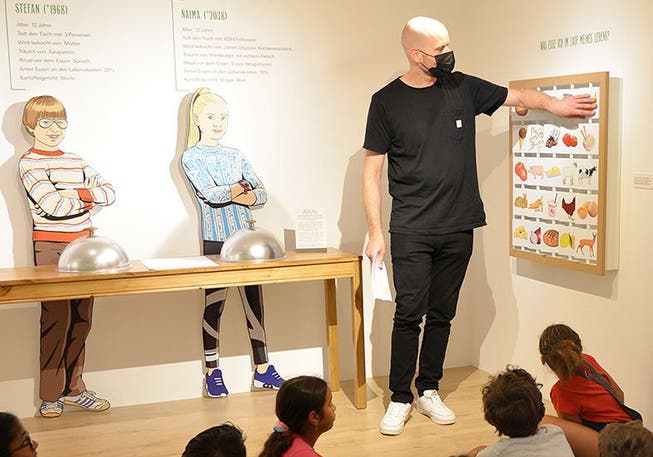 Die Ausstellung «Tischlein, deck dich!» lockte im Jahr 2021 viele Schulklassen ins Badener Kindermuseum.