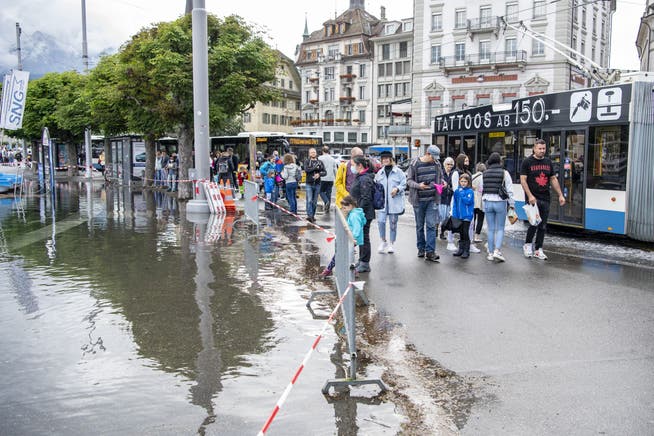 Besonders stark von Überschwemmungen und Hagel betroffen war letzten Sommer der Kanton und die Stadt Luzern. 