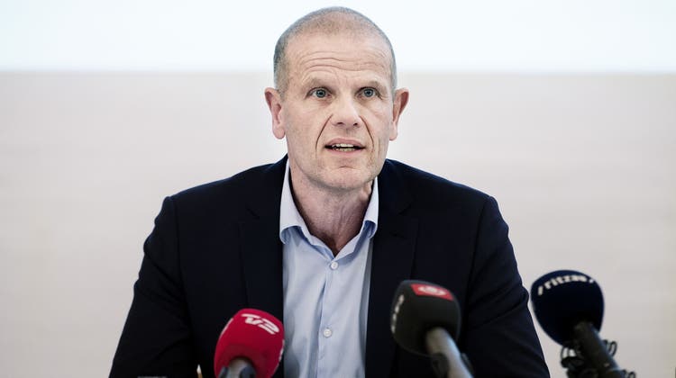 Wegen Hochverrats angeklagt:  Der dänische Geheimdienstchef Lars Findsen. (Liselotte Sabroe / AP)