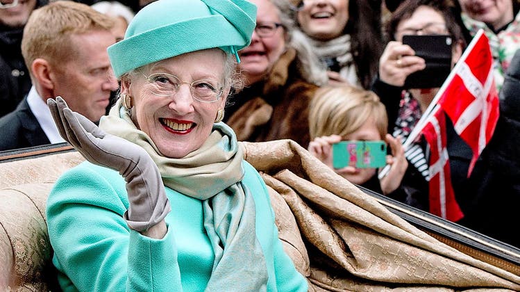 Volksnahe Monarchin: Margrethe II, hier an ihrem 75. Geburtstag, ist bei der Bevölkerung Dänemarks enorm beliebt. (Bax Lindhardt / EPA/Scanpix Denmark)