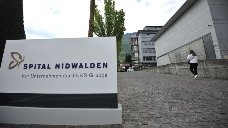 Blick auf das Spital Nidwalden. (Bild: Urs Hanhart (Stans, 2. Juni 2021))