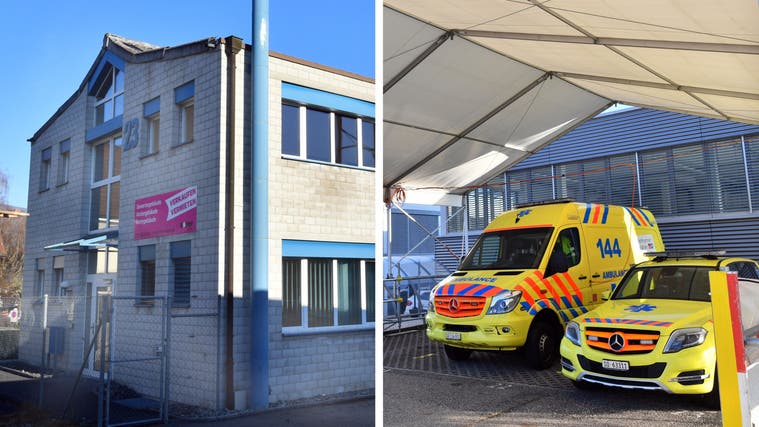 Die neue Basis des soH-Rettungsdienstes an der Ostringstrasse 10 in Oensingen. Tagsüber sind dort zwei Ambulanzteams und ein Notarztteam stationiert. (Bruno Kissling)