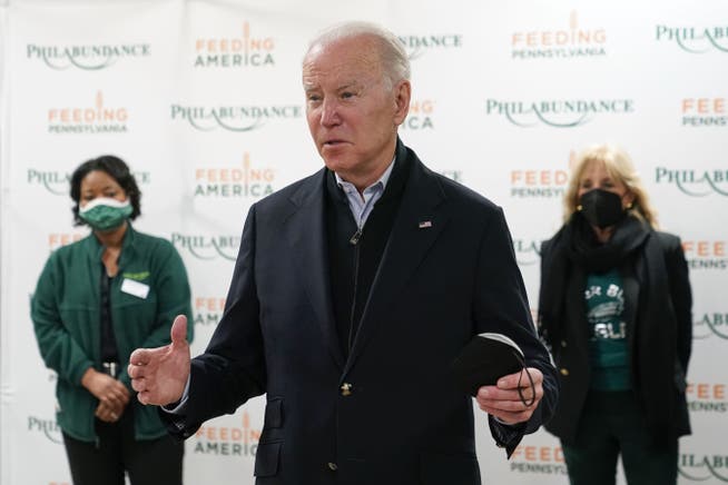Bei einem Besuch in Philadelphia verurteilte Präsident Joe Biden verurteilte die Geiselnahme in Texas.