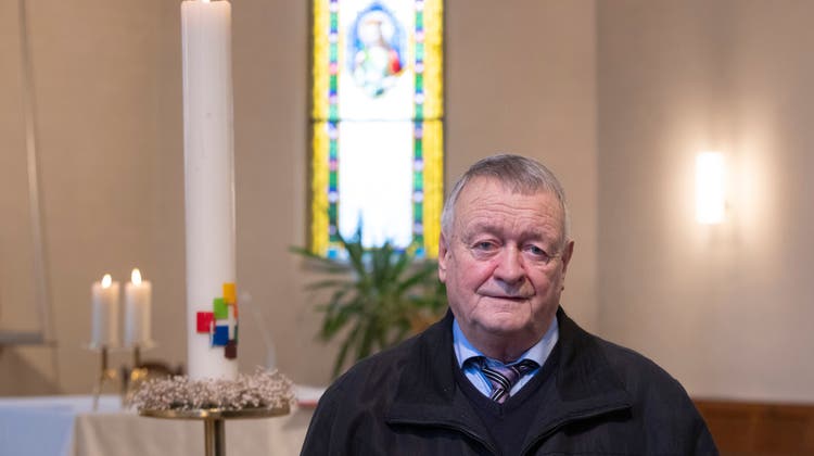 Xaver Fürst aus Gunzgen hört nach 50 Jahren als Sakristan auf. (Patrick Lüthy)