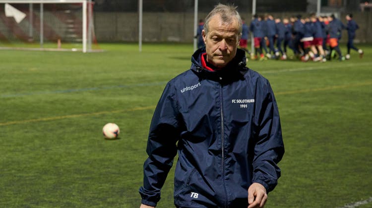 Sieben Wochen hat der neue Trainer Thomas Binggeli Zeit, um den FC Solothurn auf die zweite Saisonhälfte vorzubereiten. (José R. Martinez)