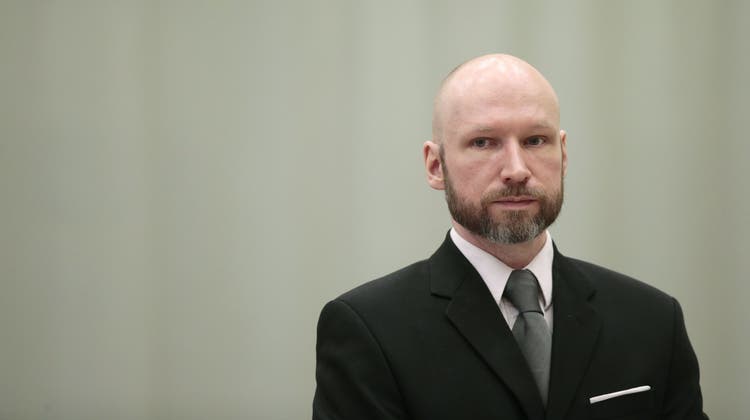 Anders Behring Breivik stellte einen Antrag auf «Freilassung auf Probe». (Keystone)