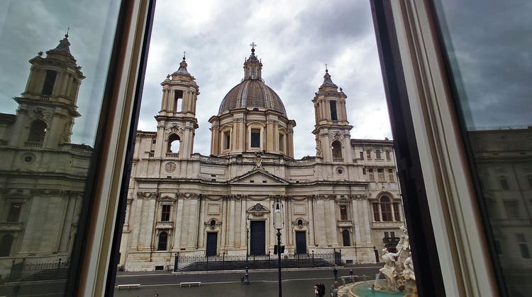 Die Kirche Sant’Agnese in Agone an der Piazza Navona in Rom. An dieser Stelle soll die heilige Agnes hingerichtet worden sein. (Bild: Andreas Faessler (23. November 2021))