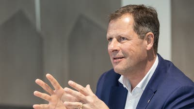 Schindler-CEO Thomas Oetterli. (Bild: Manuela Jans-Koch (Ebikon, 12. November 2021))
