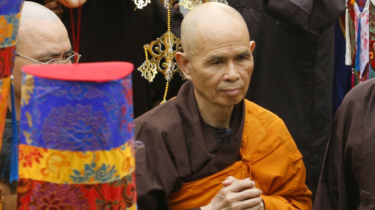 Thich Nhat Hanh wurde weltweit verehrt. (AP)