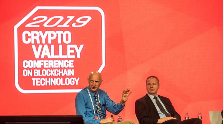 Eine Crypto-Valley-Konferenz in Zug. (Bild: Dominik Wunderli (25. Juni 2019))