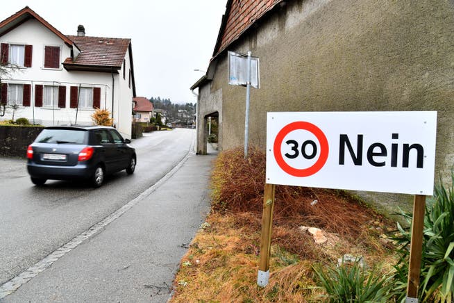 Im Jahr 2018 lehnte Hägendorf die Einführung von Tempo 30 auf Gemeindestrassen klar ab.