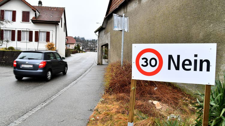 Im Jahr 2018 lehnte Hägendorf die Einführung von Tempo 30 auf Gemeindestrassen klar ab. (Bruno Kissling / OLT)