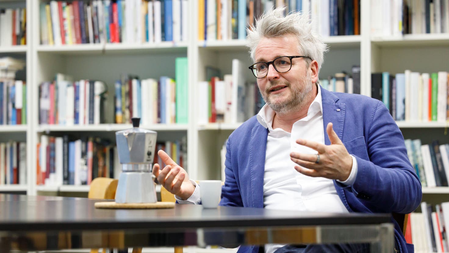 Dani Landolf, Noch-Leiter der Solothurner Literaturtage. (Hanspeter Bärtschi)